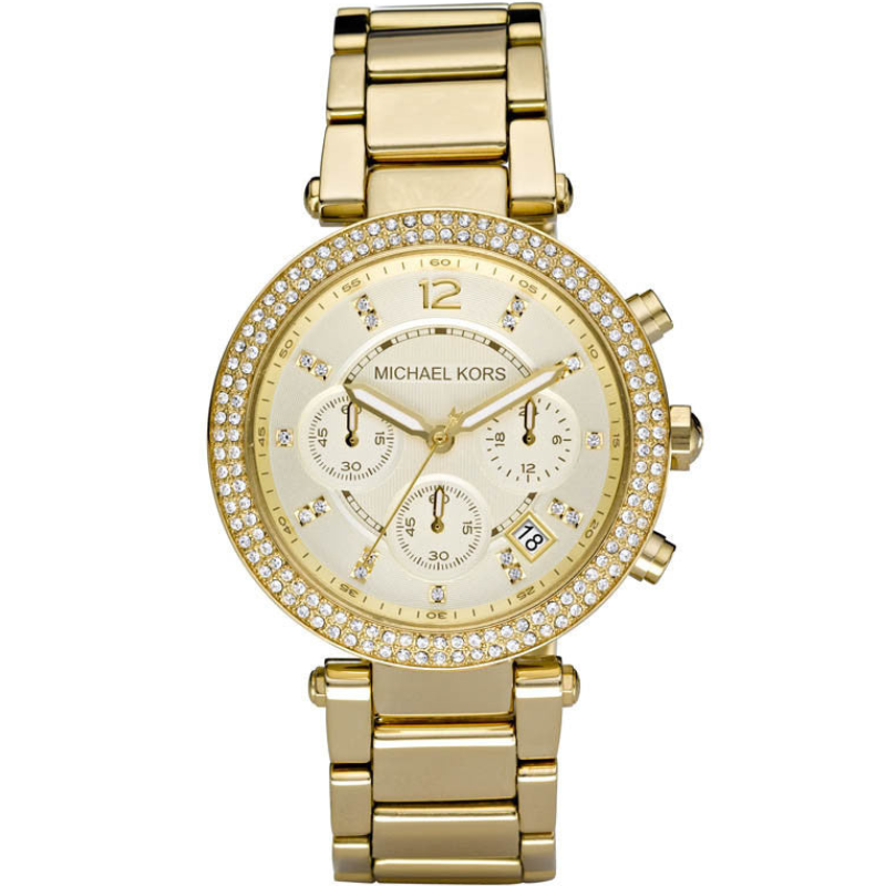 Michael Kors Women’s Quartz Stainless Steel Champagne Dial 39mm Watch