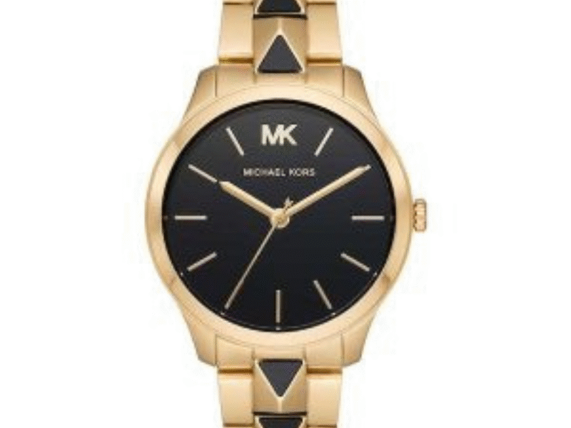 Michael Kors Women’s Quartz Stainless Steel Black Dial 38mm Watch