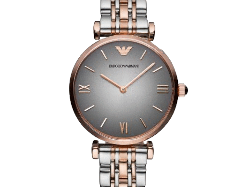 Emporio Armani Women’s Analog Stainless Steel Grey Dial 32mm Watch