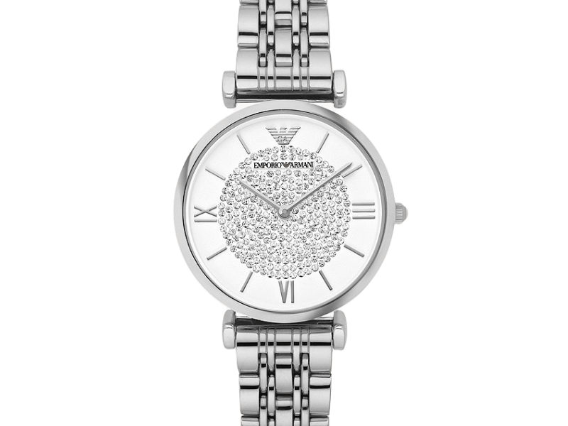 Emporio Armani Women’s Quartz Stainless Steel White 32mm Watch