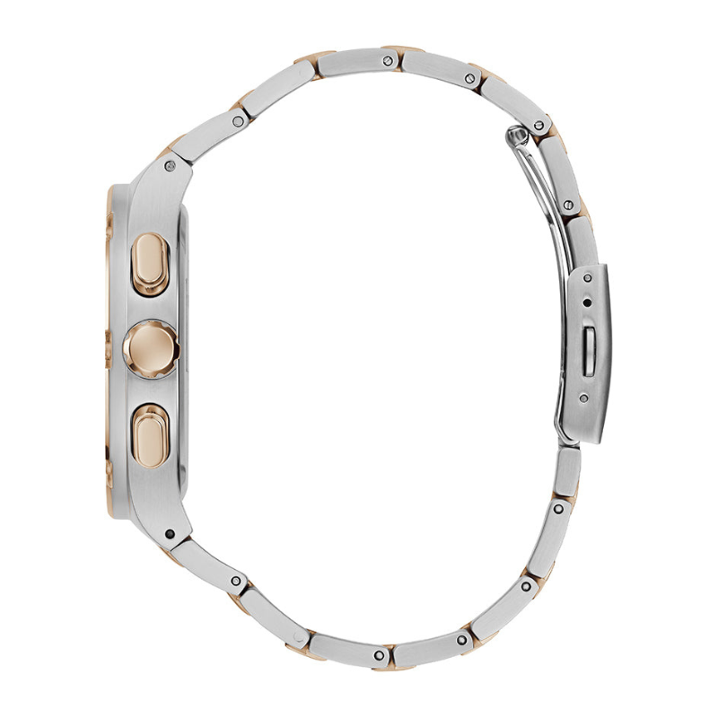 Guess Headliner Multifunction Blue Dial Two Tone Steel Strap Watch For Men - Image 3