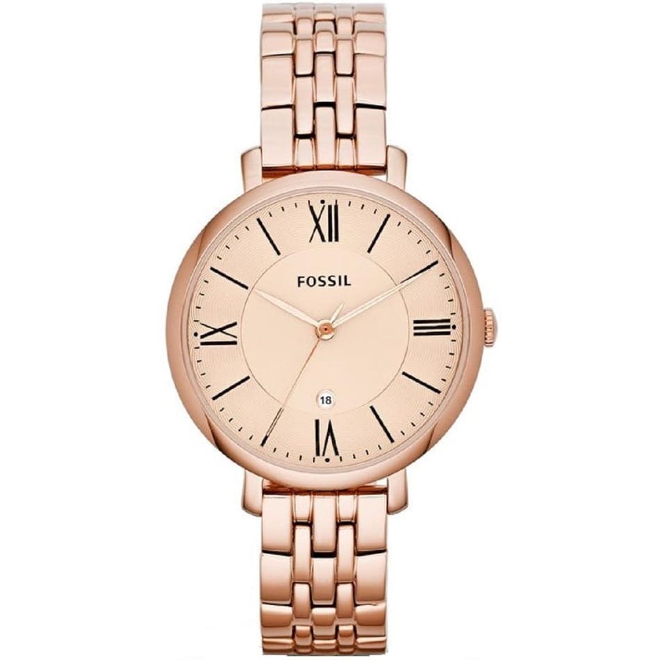 Women's Rose Gold Fossil Jacqueline Watch