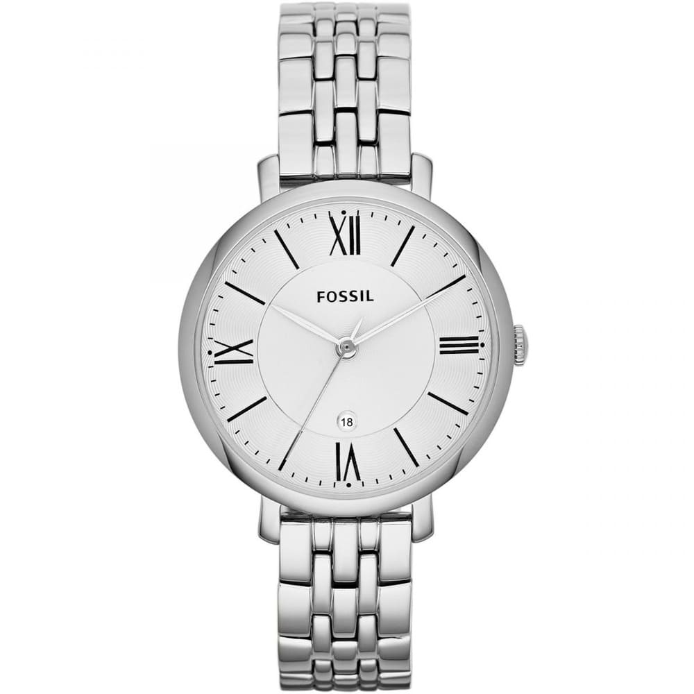 Jacqueline Three-Hand Date Stainless Steel Watch