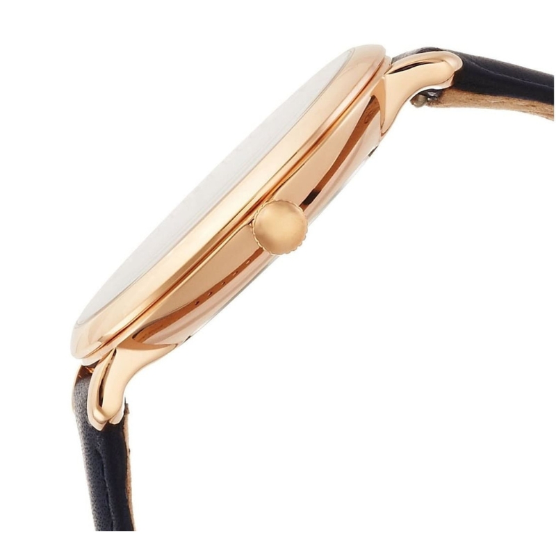 Fossil Women's Jacqueline Rose Gold Round Leather Watch - Image 3